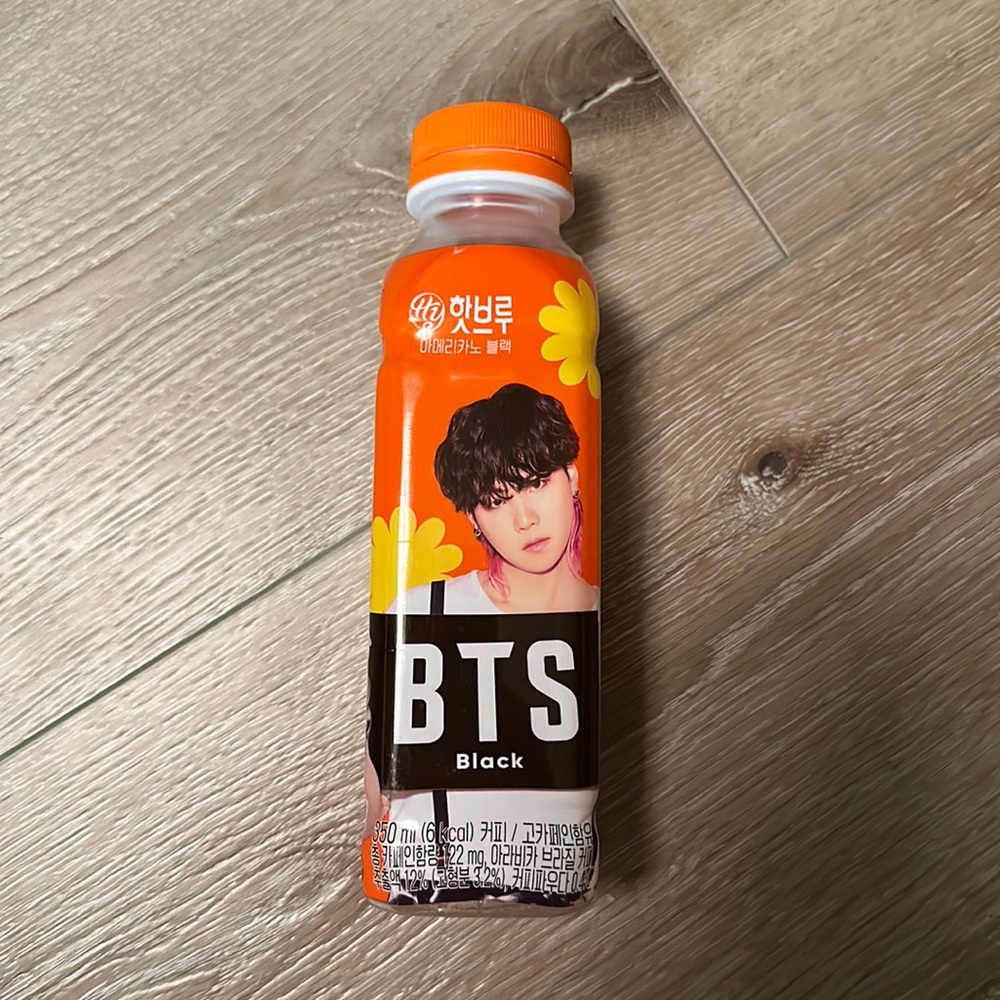 BTS Black Coffee Bottle - Suga